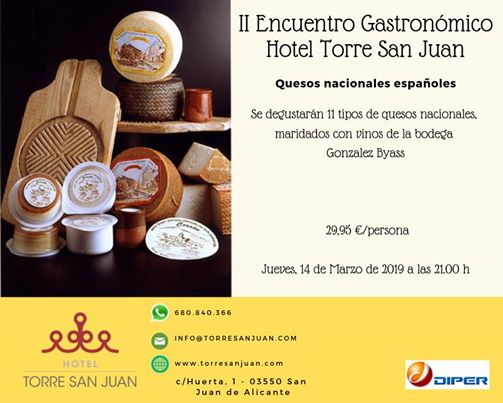 II Encuentro Gastronómico - Quesos nacionales españoles