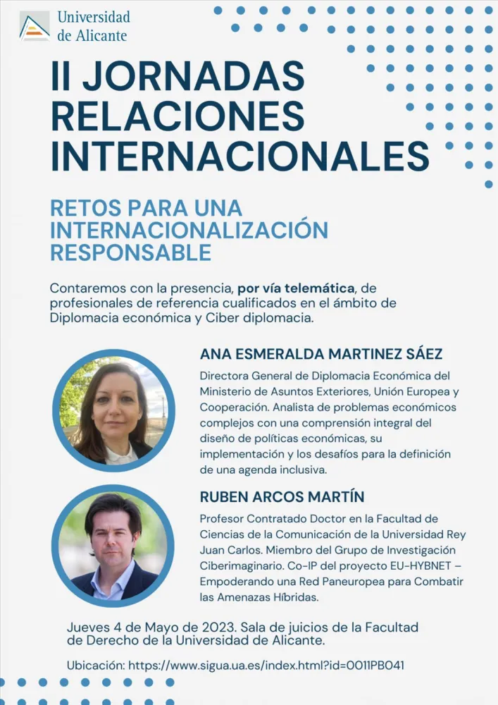 II Jornada de Relaciones Internacionales. Retos para una internacionalización responsable