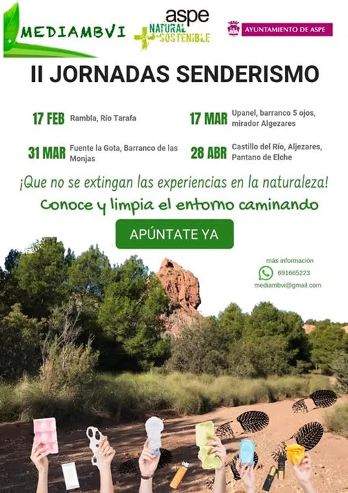 II Jornadas Senderismo en Aspe