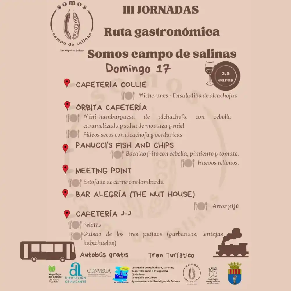 III Jornadas Ruta gastronómica somos Campo de Salinas