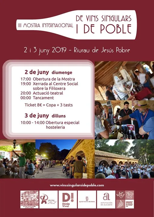 III Mostra Internacional de vins singulars i de poble a Jesús Pobre