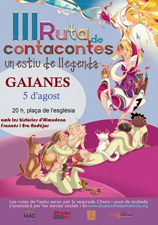III Ruta de contacontes de Gaianes - Un estiu de leyenda