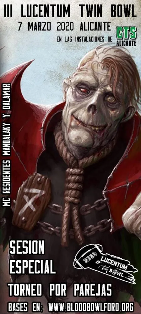 III Torneo Blood Bowl Por Parejas :: Lucentum Twin Bowl 2020