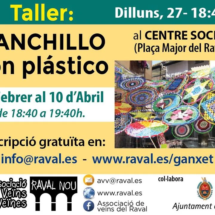 Inauguració del Taller: Ganxet Amb Plàstic