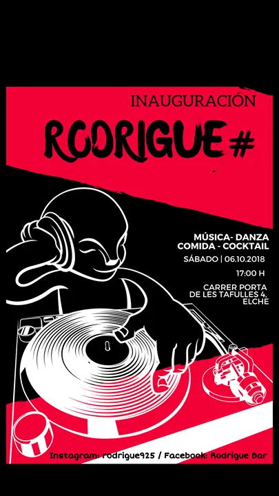 Inauguración de RODRIGUEz pub elche