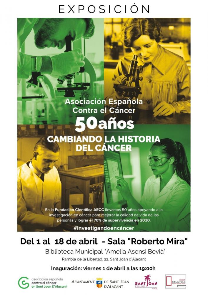 Inauguración Exposición "50 años cambiando la Historia del Cáncer"