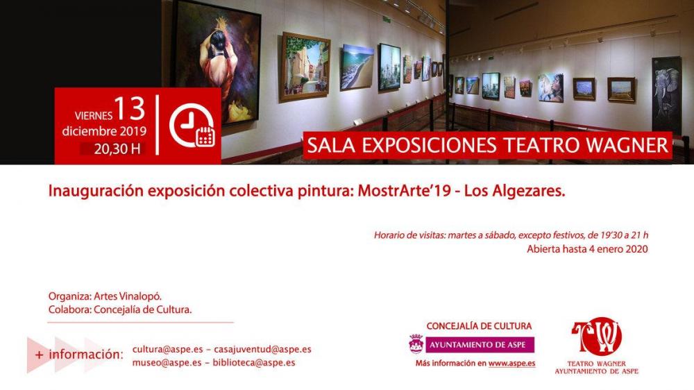 Inauguración exposición colectiva pintura: MonstrArte'19 - Los Algezares