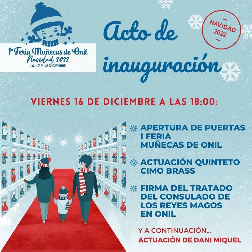 Inauguración Feria de muñecas de Onil