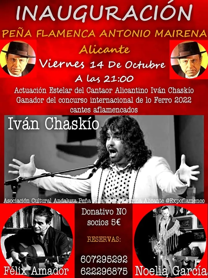 Inauguración peña flamenca Antonio Mairena