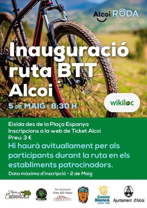 Inauguración ruta BTT Alcoy