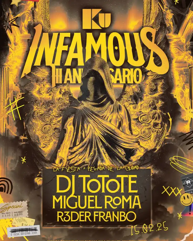 Infamous III Aniversario - Dj Totote