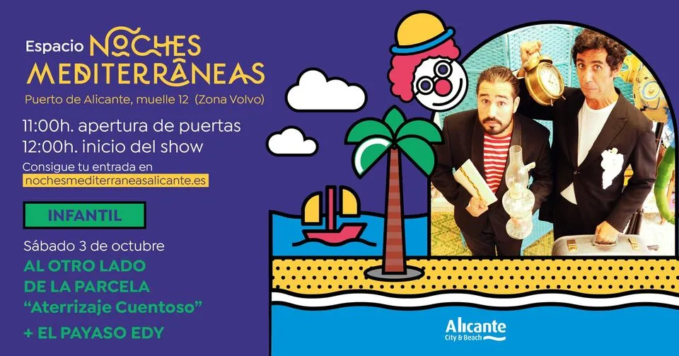 Infantil matinal: Aterrizaje Cuentoso y el Payaso Edy - Alicante