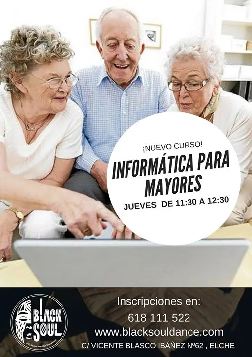 Informática para Mayores en Elche.