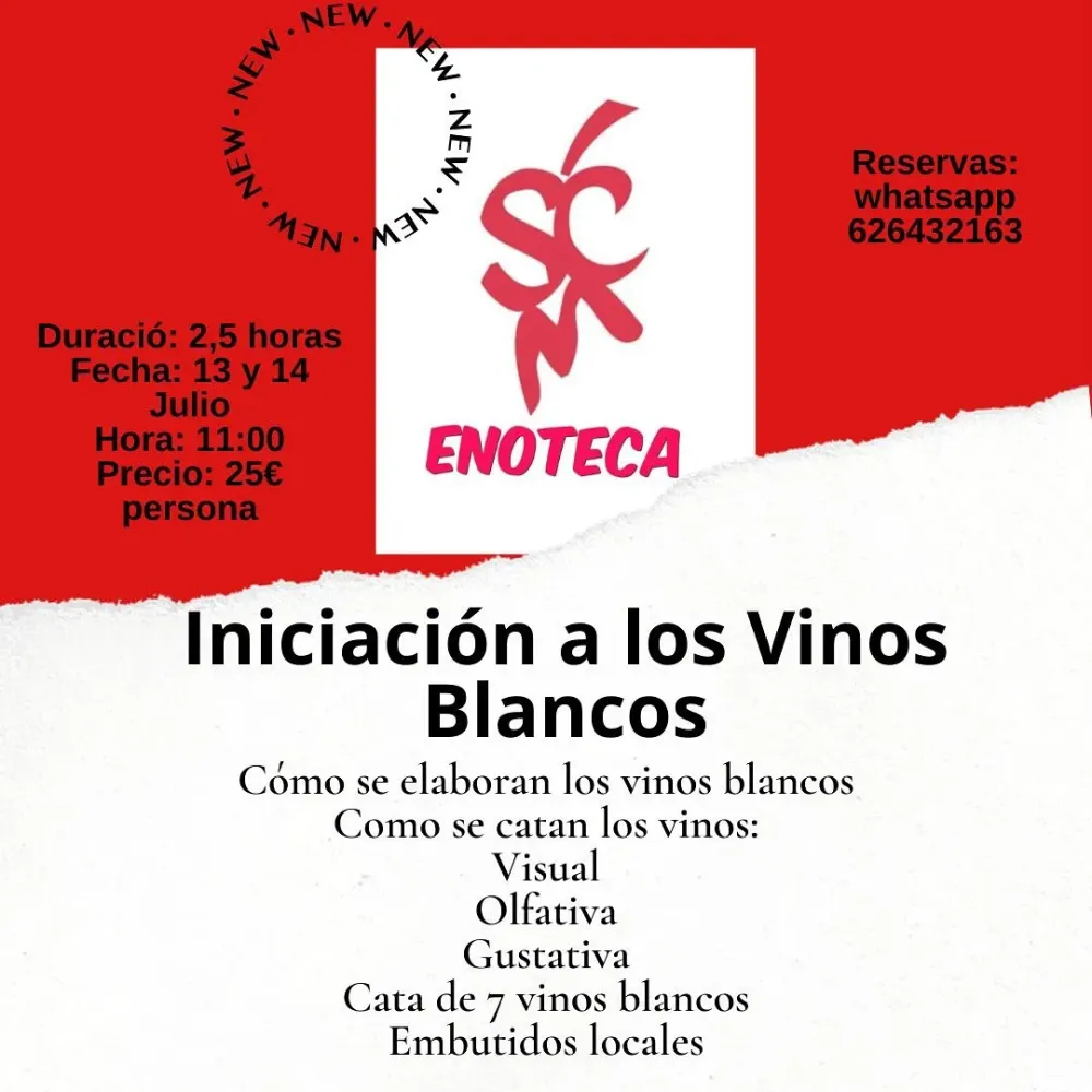 Iniciación a los vinos blancos