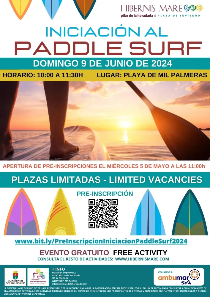 Iniciación al Paddle Surf - Hibernis Mare, tu Playa de Invierno