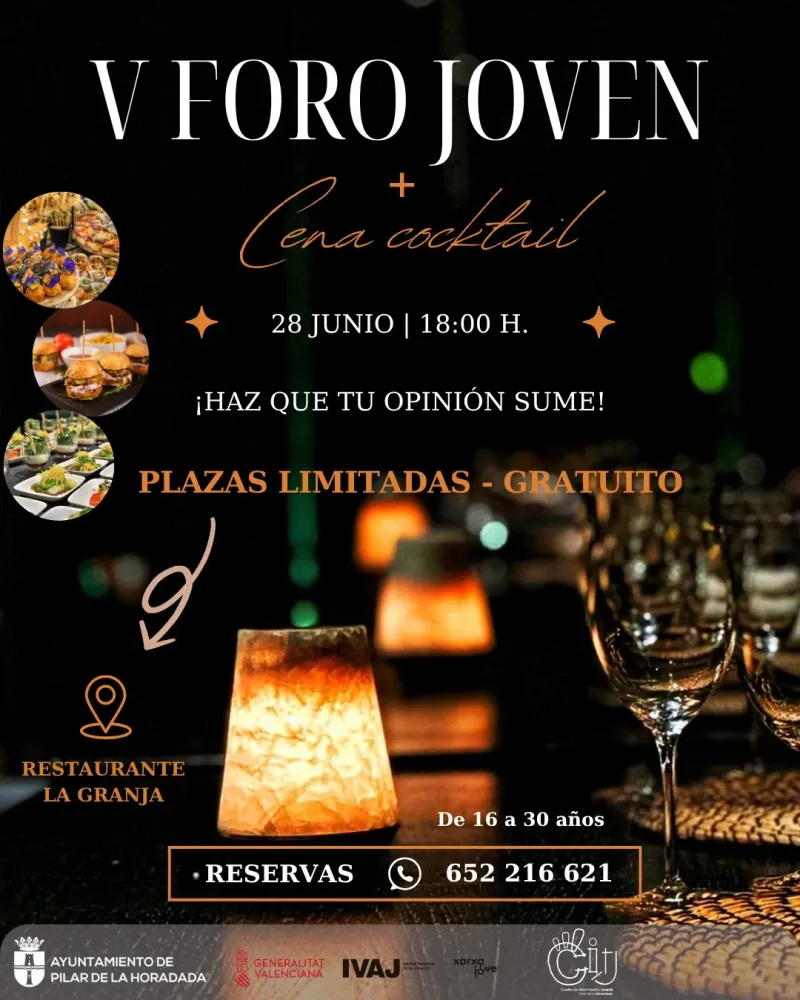 Inscripciones "V Foro Joven de Pilar de la Horadada"