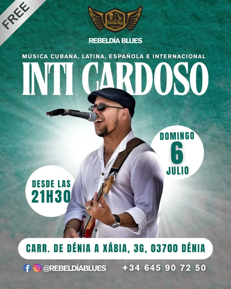 Inti Cardoso en concierto