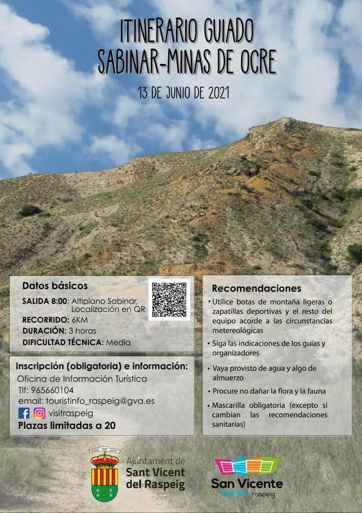Itinerario guiado Sabinar - Minas de Ocre