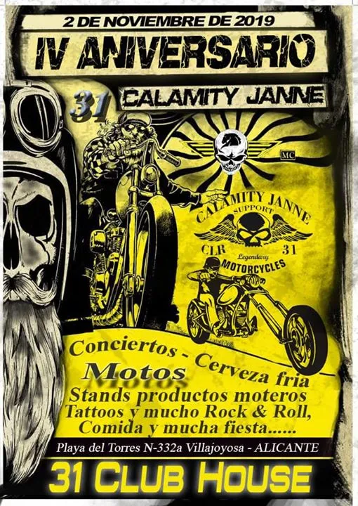 IV Aniversario Calamity Janne MC Sureste