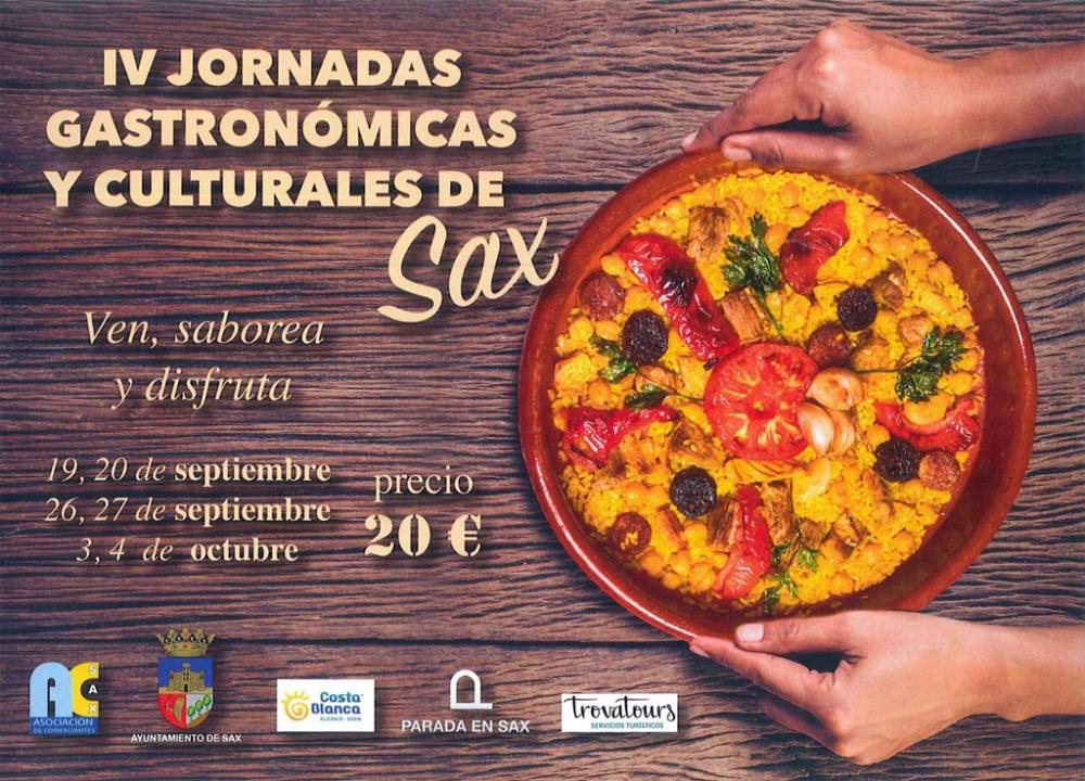 IV Jornadas Gastronómicas y culturales de Sax 2020