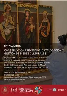 IV Taller de conservación preventiva, catalogación y gestión de bienes culturales