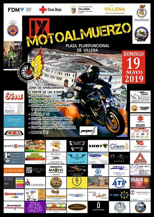 IX-MotoAlmuerzo Villena