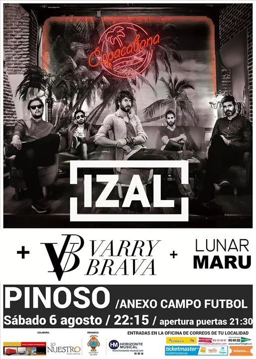 Izal - Conciertos Pinoso