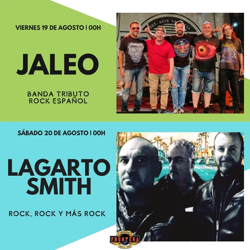 Jaleo y Lagarto Smith en Rock Bar Frontera