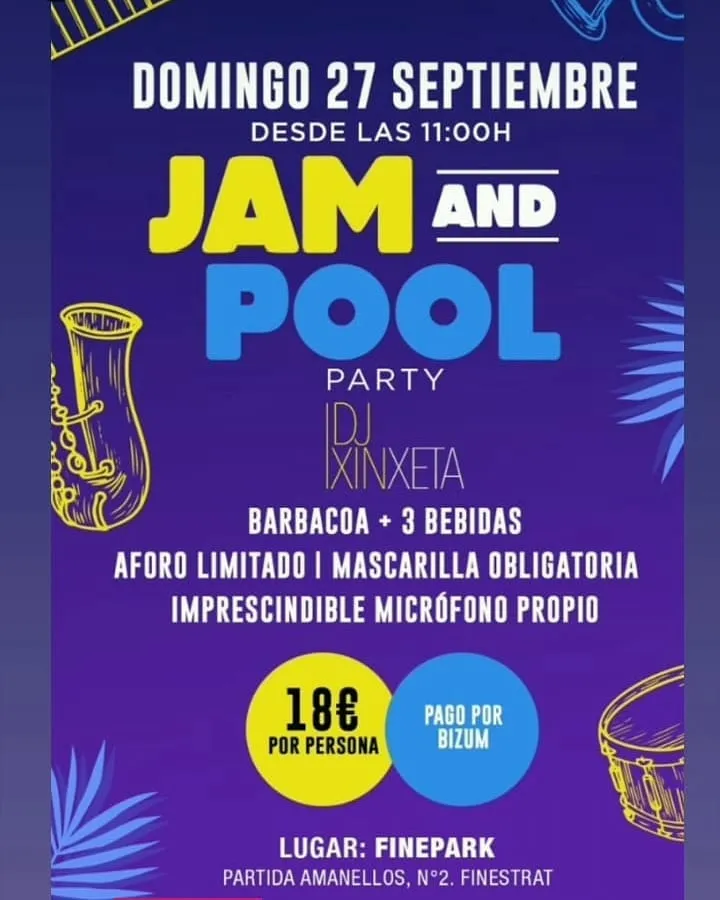 Jam and pool Party