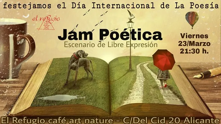Jam Poética Del Refugio - Escenario De Libre Expresión - Feliz Día Poesía