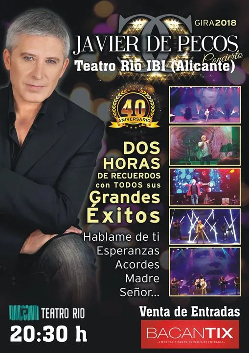 Javier de Pecos en concierto en Ibi