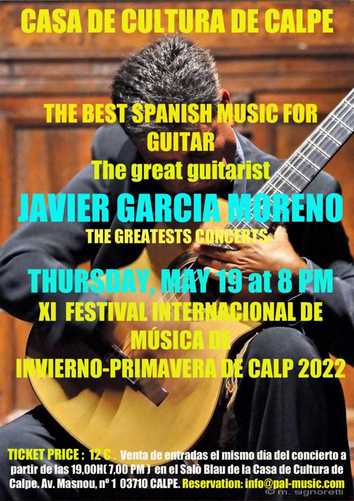 Javier García Moreno - The best Spanish Music for guitar