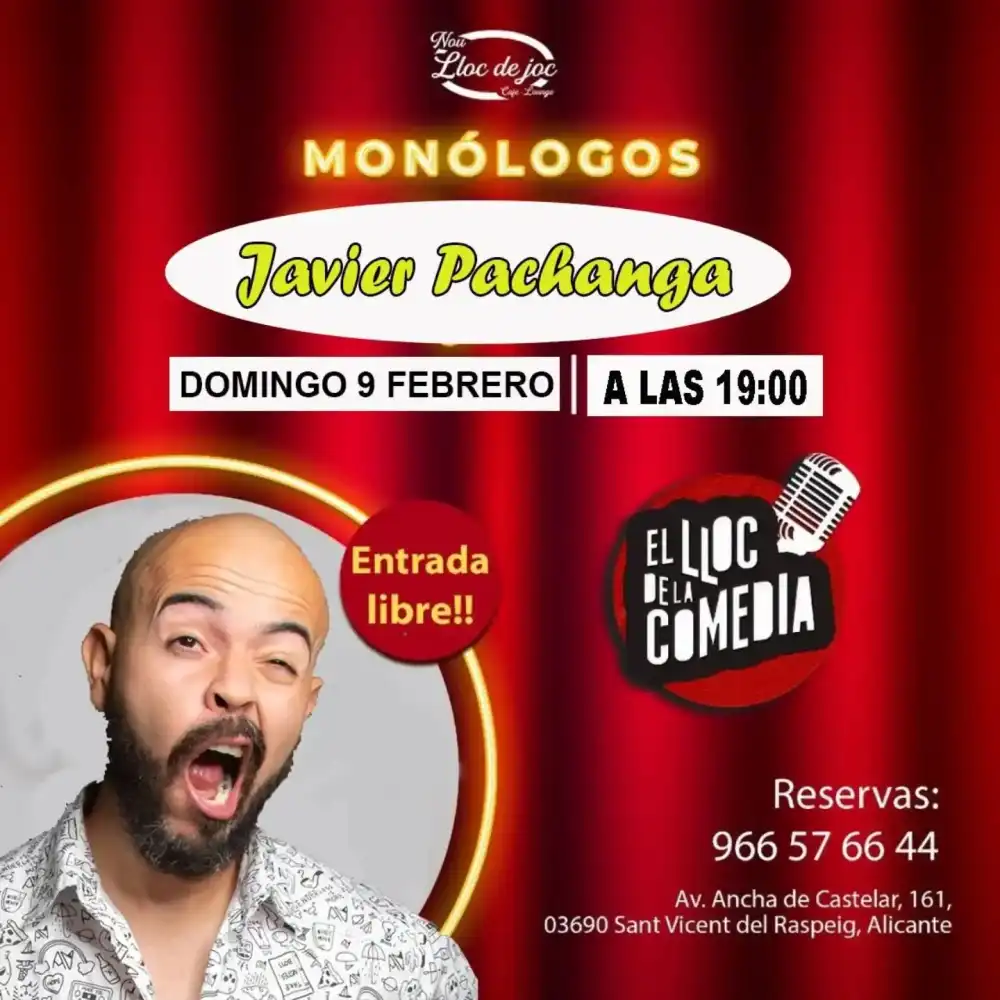 Javier Pachanga en Nou Lloc de Joc