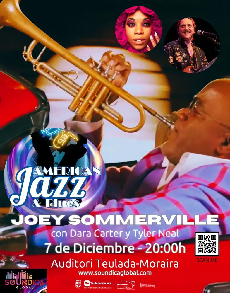 Joey Sommerville with Special Guests Dara Carter and Tyler Neal. 7 de diciembre 20h.