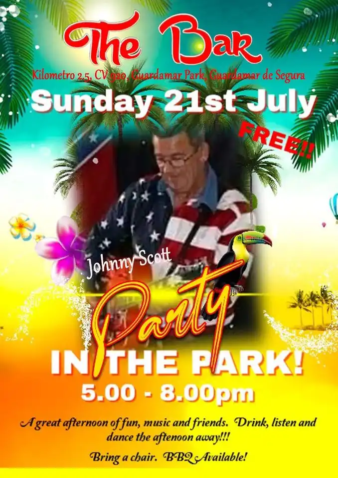 Johnny's Free Afternoon at The Bar Guardamar Park