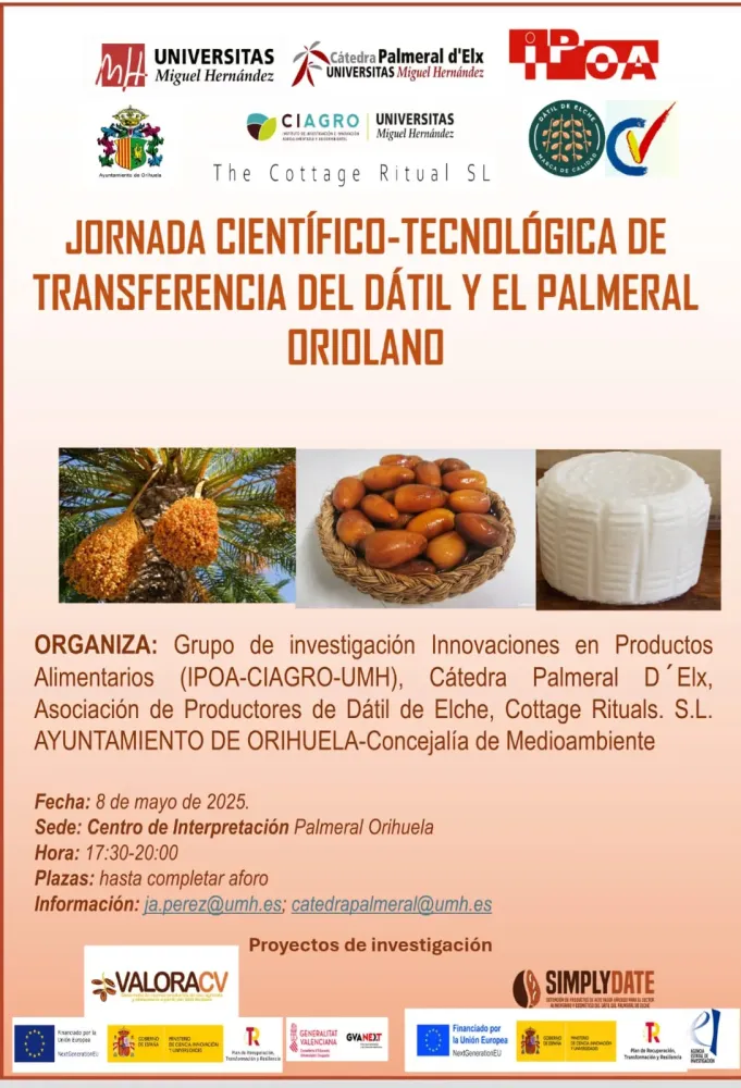 Jornada científico-tecnológica centrada en la valoración del dátil y el Palmeral