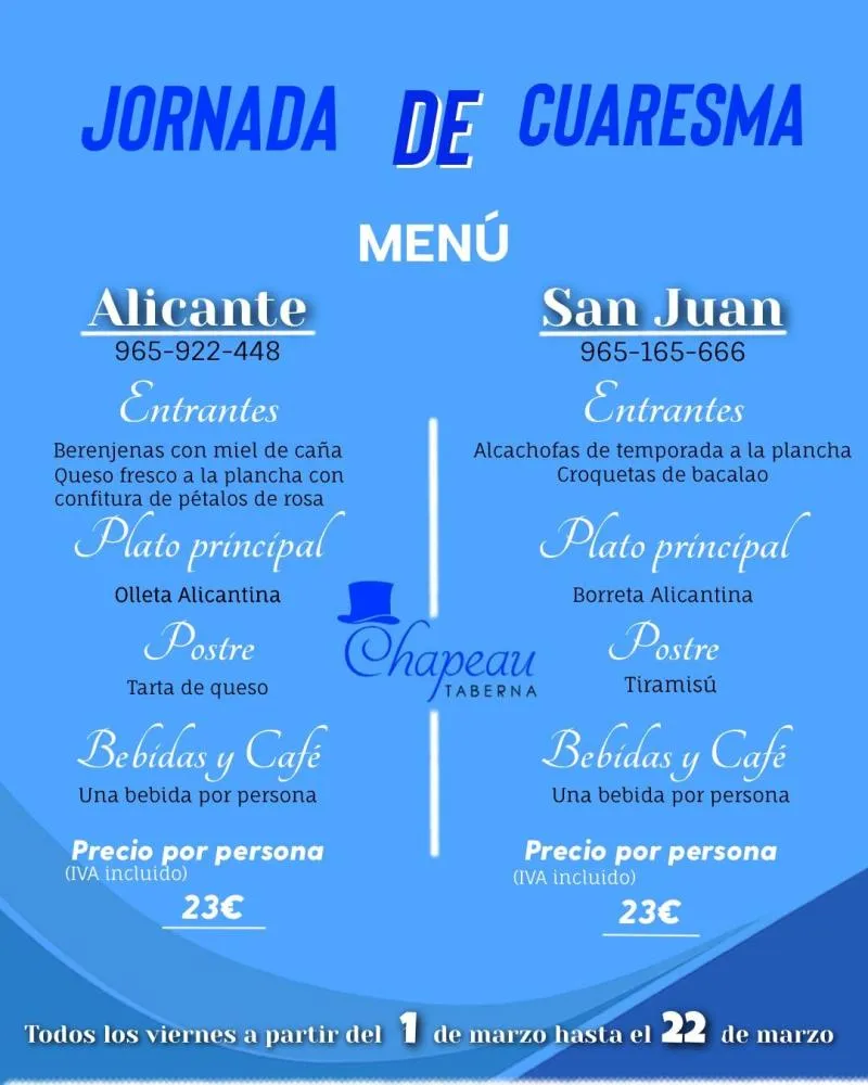 Jornada de Cuaresma en Chapeau