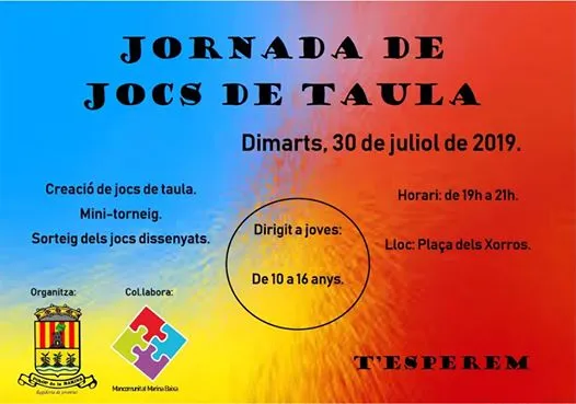 Jornada de jocs de taula a Polop