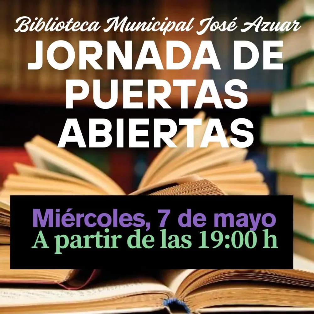 Jornada de puertas abiertas Biblioteca Municipal José Azuar > Ayuntamiento de Sax