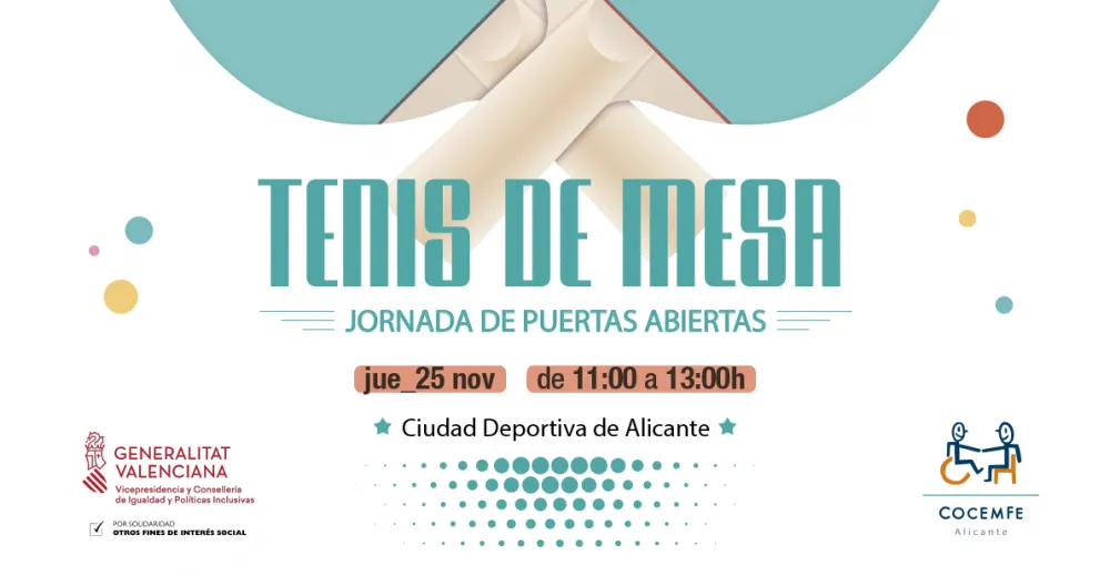 Jornada de Puertas Abiertas del Club de Tenis de Mesa