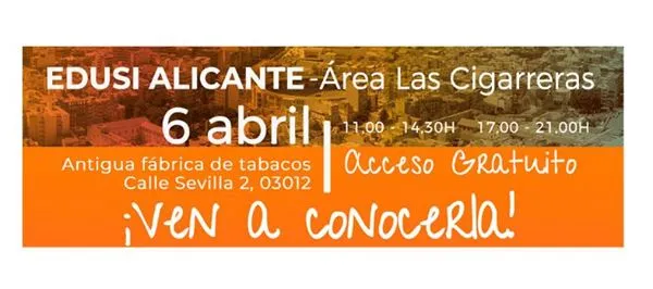 Jornada de puertas abiertas EDUSI Alicante