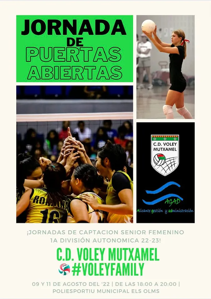 Jornada de Puertas Abiertas Voley Mutxamel