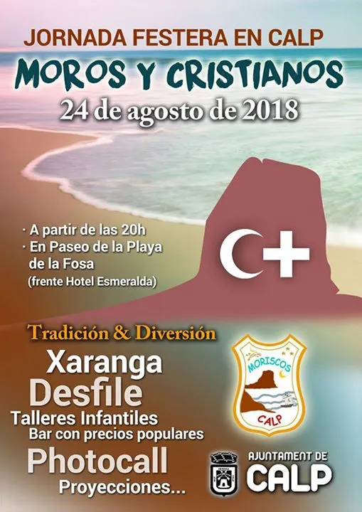 Jornada Festera en Calpe Moros y Cristianos 2018