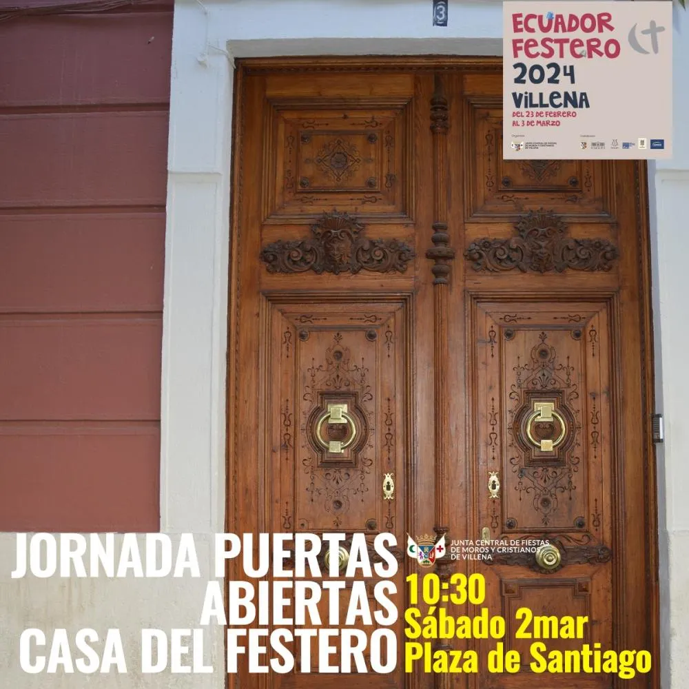 Jornada puertas abiertas casa del Festero
