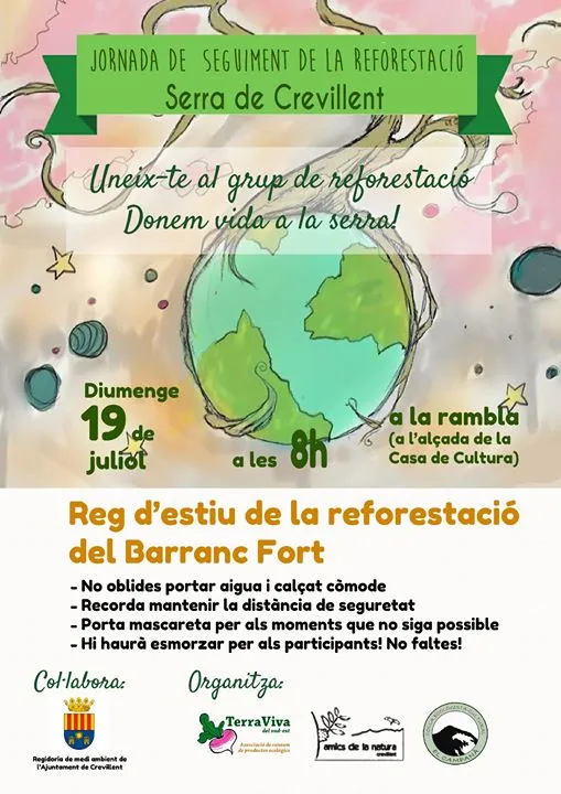 Jornada seguiment reforestació, juliol 2020