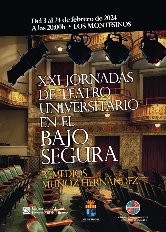 Jornadas de Teatro Universitarias en el Bajo Segura Remedios Muñoz Hernández