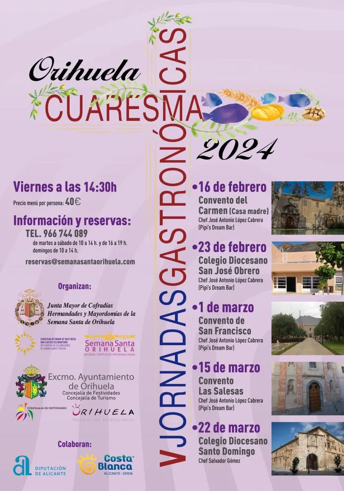 Jornadas Gastronómicas de la Cuaresma Orihuela 2024