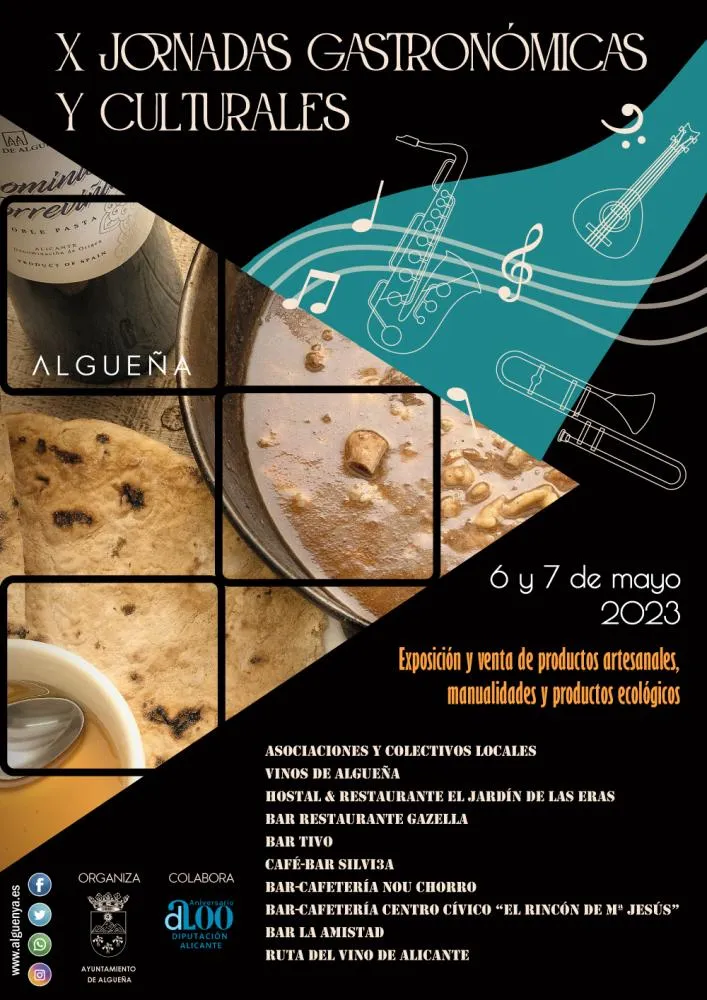 Jornadas gastronómicas y culturales Algueña 2023