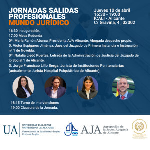 Jornadas Salidas Profesionales Mundo Jurídico