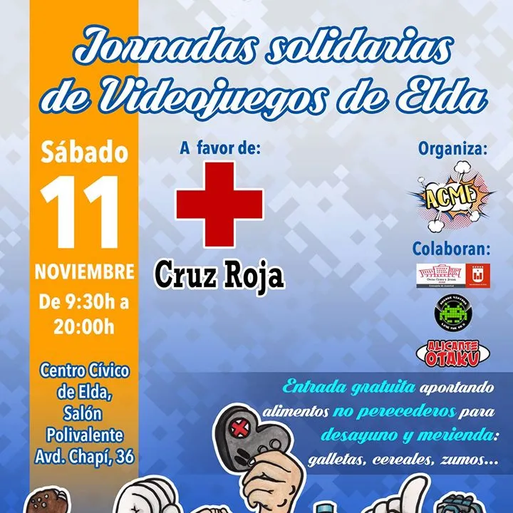Jornadas solidarias de videojuegos de Elda